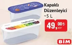 KAPAKLI DÜZENLEYİCİ 5 L
